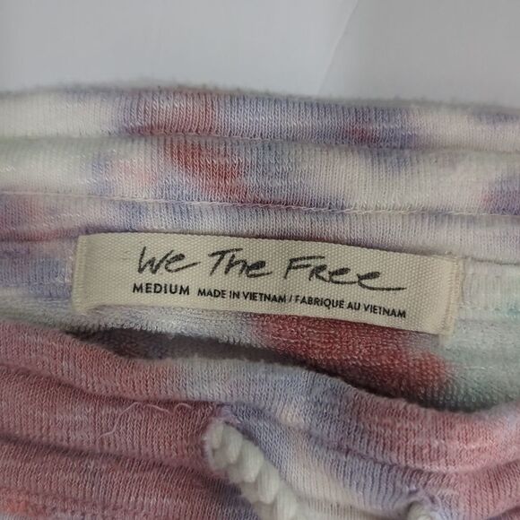 Free People Top Womens Medium Multicolor Best catch oversized tie-dye - Picture 6 of 10